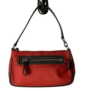 coach women’s small nylon zip closure Shoulder Bags handbags Y2K